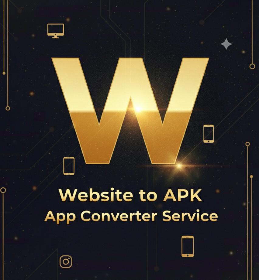 Website to Android APK & iOS App Conversion - Professional Mobile App with Push Notifications | Fast, Lightweight & Play Store Ready | CreatixStudioDesign